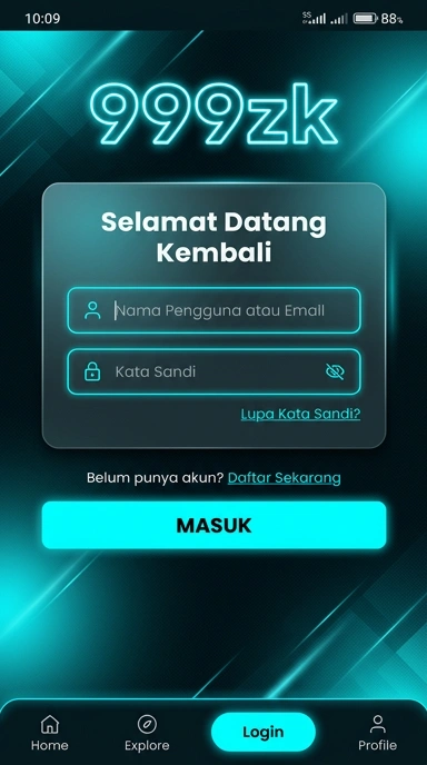 Masuk Akun 999zk untuk Pengguna Android