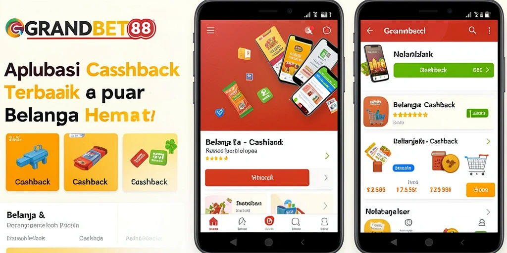 Antarmuka utama GRANDBET88 dengan fitur cashback terbaik.