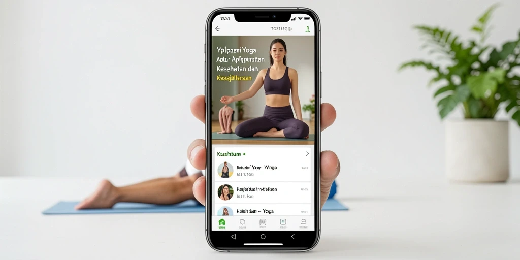 Tampilan antarmuka TOTO1000 yang menarik dengan fungsi yoga yang lengkap.